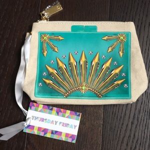 Thursday Friday Clutch / Cosmetic Bag. - NWT